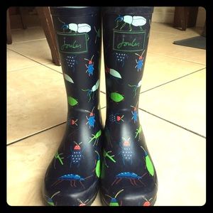 Joules rain boots size 2 boys